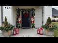 Decorating Aaron’s Sister’s Front Door for Christmas! 🎅🎄❤️ // Garden Answer