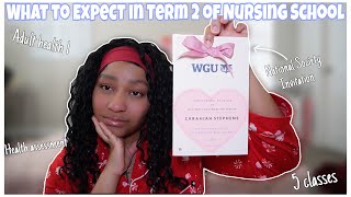 WHAT TO EXPECT IN TERM 2 OF NURSING SCHOOL | WGU BSN Program 