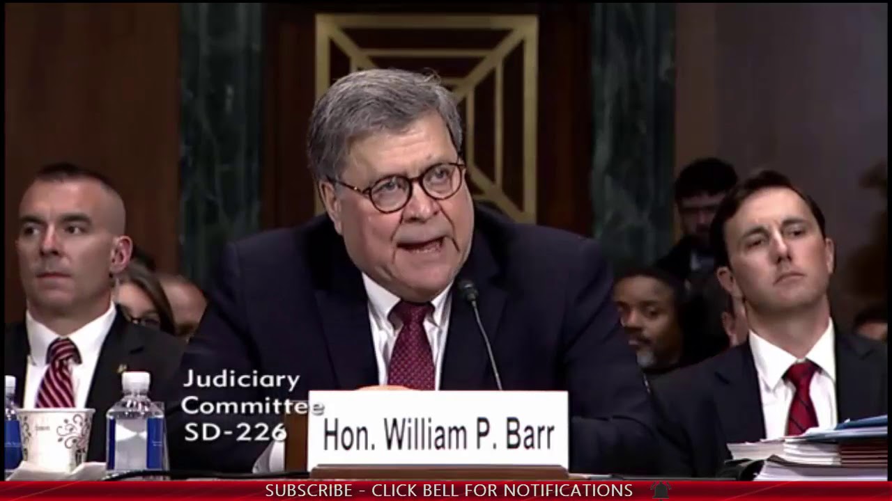 Mike Lee Questions Bill Barr About Democrats Trump Russia Conspiracy Theories 5/1/19
