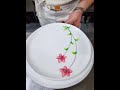 Large Circle Decoration Painting Process Learning to Paint from Scratch