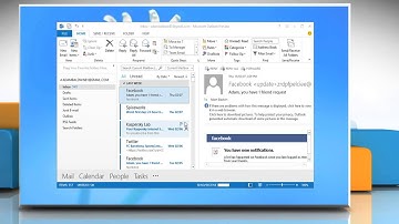 How to send Microsoft® Outlook 2013 Contact and Distribution Groups through E-mail in Windows® 8