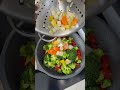 Rainbow Veggie Medley served with Golden Crispy 🐟 #healthylifestyle #weightloss#dinner #diethacks
