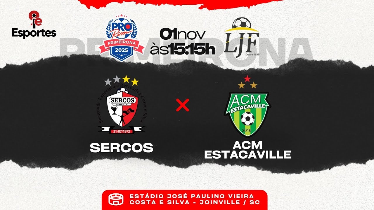 SERCOS X ACM ESTACAVILLE 🏆FINAL PRIMEIRONA PRÓ RIM 2025 JOINVILLE SC
