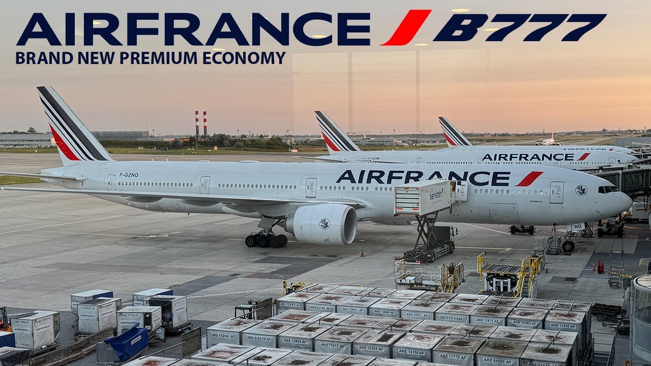 PREMIUM ECONOMY 🇺🇸 (JFK) New York - Paris (CDG)🇫🇷 Air France Boeing 777-300ER [FULL FLIGHT REPORT]