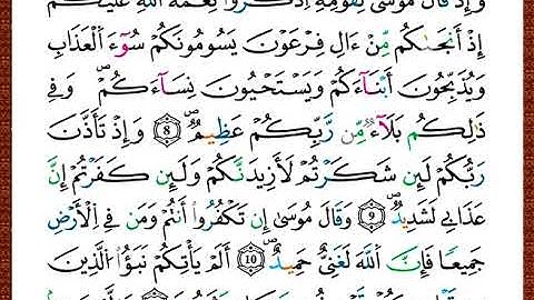 ختمة مصحف التجويد برواية قالون الصفحة رقم 256