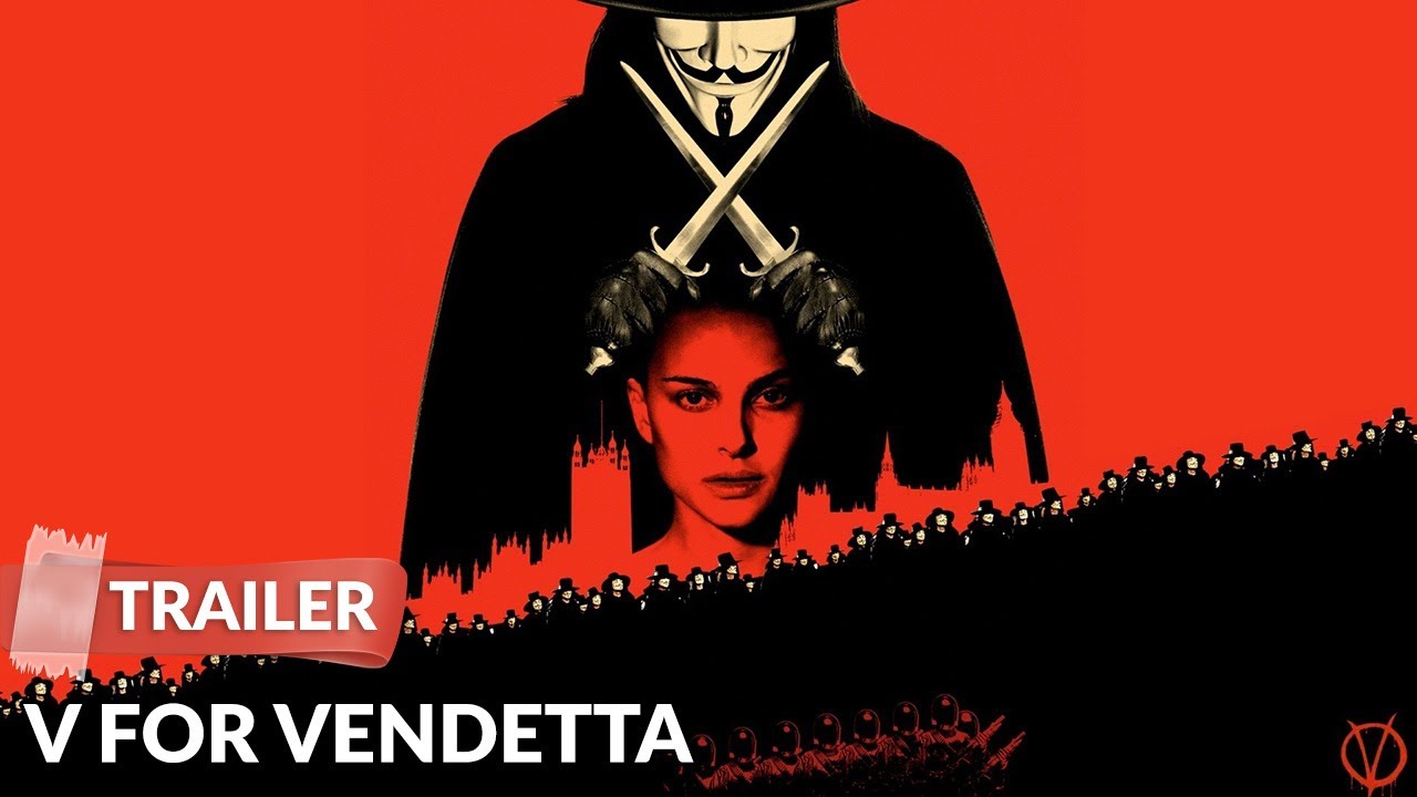 Hugo Weaving V FOR VENDETTA Natalie Portman original d/sided adv movie  poster