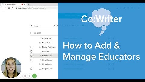Co:Writer: How to Add & Manage Educators