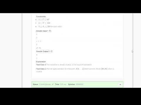 Codechef Solution Stable Sequence | 100% verified and submitted | Starters 20