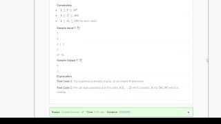 Celebrity Codechef Solution Stable Sequence | 100% verified and submitted | Starters 20 Profile
