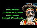 Bunny wailer  conqueror lyrics