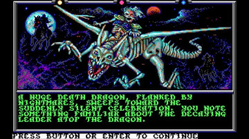 Death Knights of Krynn (MS-DOS) Intro und Gameplay