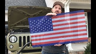 HOW to install Jeep Wrangler Grill Mesh/Guard inserts (Jeep JK)