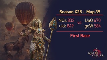 Paharet/DD POV: MAP 900039 - First Race | UaO + goW vs NOs + ukk | Rise of Castles