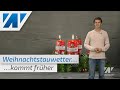 Das Weihnachtstauwetter kommt verfrüht - danach Schnee möglich! (Mod. Simon Schöfl)