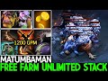 MATUMBAMAN [Alchemist] Free Farm Stacking 11 Min Battle Fury 1200 GPM Dota 2