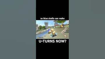 blue shell does a u-turn #mario #mariokart #mk8dx #nintendo