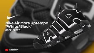 NIKE AIR MORE UPTEMPO „SCHWARZ/WEISS“ | OFFIZIELLER ERSTER EINBLICK