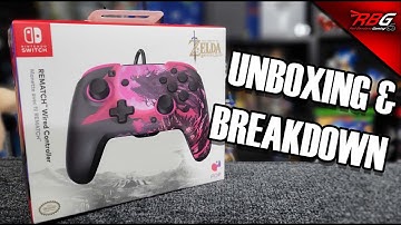 PDP REMATCH Nintendo Switch Wired Controller Unboxing & Breakdown - Red Bandana Gaming
