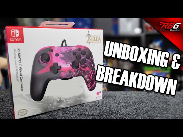 PDP REMATCH Nintendo Switch Wired Controller Unboxing & Breakdown - Red  Bandana Gaming - YouTube