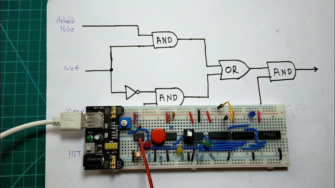 Clock logic clock module Microprocessor Making Part 12 Home Made