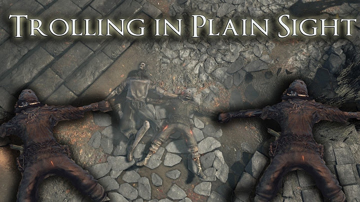 Trolling in Plain Sight - Dark Souls 3