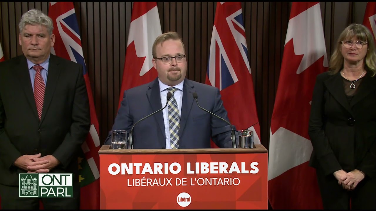 CONFERENCE:  ONTARIO LIBERALS - AMENDMENTS ARE NEEDED TO HOUSING BILL + CUPE STRIKE (OCT. 31 2022)