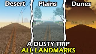 A Dusty Trip - Desert   Plains   Dunes - (All Landmarks) - Roblox
