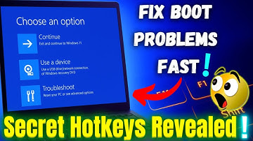 Fix Boot Problems: Secret Hotkeys for Recovery Mode in Windows 10/11 (All Laptops)