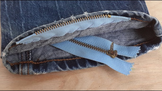 👖 Shorten Jeans by Hand & Keep the Original Hem! Easy way to take up jeans  without a sewing machine 