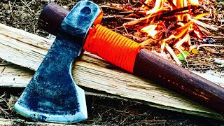 GOSHAWK Tomahawk from H&B Forge and Pine Fire: Great Ergos and Chopping Power