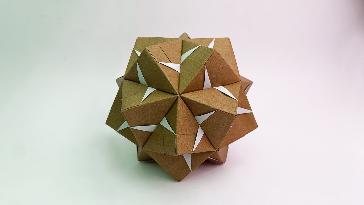 How to make an origami kusudama (Maria Sinayskaya)