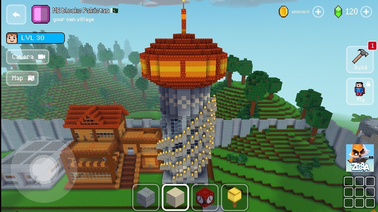 Minecraft Block Simulator Block Craft 3D Building Simulator || Building Castle Tower ||ME Blocks ...