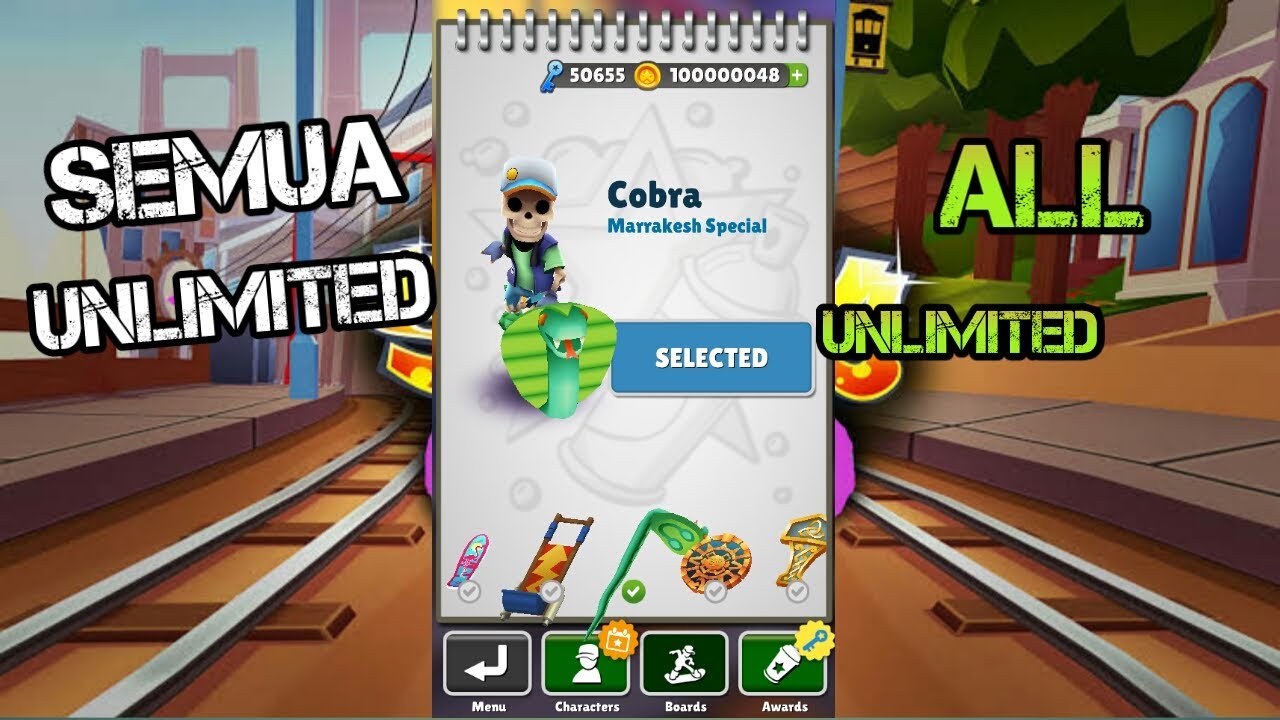 Mod terbaru SUBWAY SURF - Semua tak terbatas - YouTube