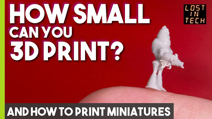 You can 3D Print much SMALLER than you think.