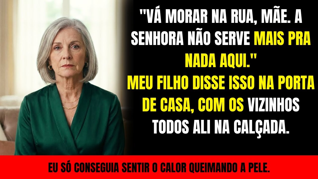 Meu filho me humilhou na frente de todos: 