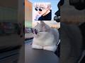 Look… Gojo turned into a cat! 😂#Gojo #JujutsuKaisen #Anime #Cat