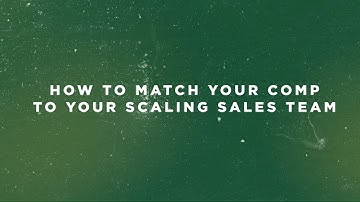 How to Match Your Comp to your Scaling Sales Team - Graham Collins & Sarah Strope with QuotaPath