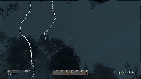 DayZ Lightning Killed me, I never even seen it coming, kind of.