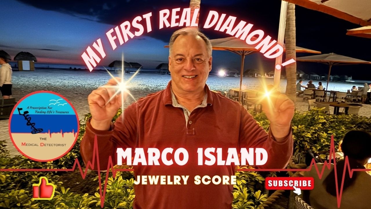 Поиск металла на пляже с помощью металлоискателя Nokta Triple Score во Флориде.