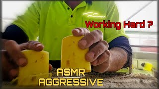 Construction Worker ASMR Sleep While I'm Working 😊 aggressive asmr