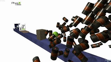 Nvidia Physx Screensaver - Take #2 (HD)