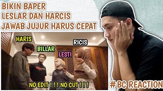 KIYUTTT | LESLAR DAN HARCIS JAWAB JUJUR HARUS CEPAT | REACTION