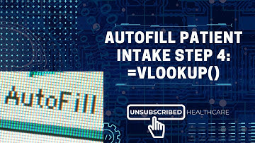 Using Google Workspace as an EMR. AUTOFILL Patient Intake information Step 4 VLOOKUP