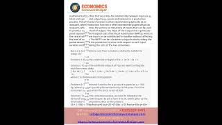 Economics Homework Help