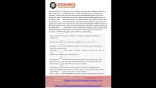 Economics Homework Help