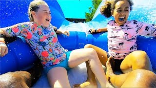 SCARY WATERPARK WATERSLIDES IN SPAIN!! screenshot 5