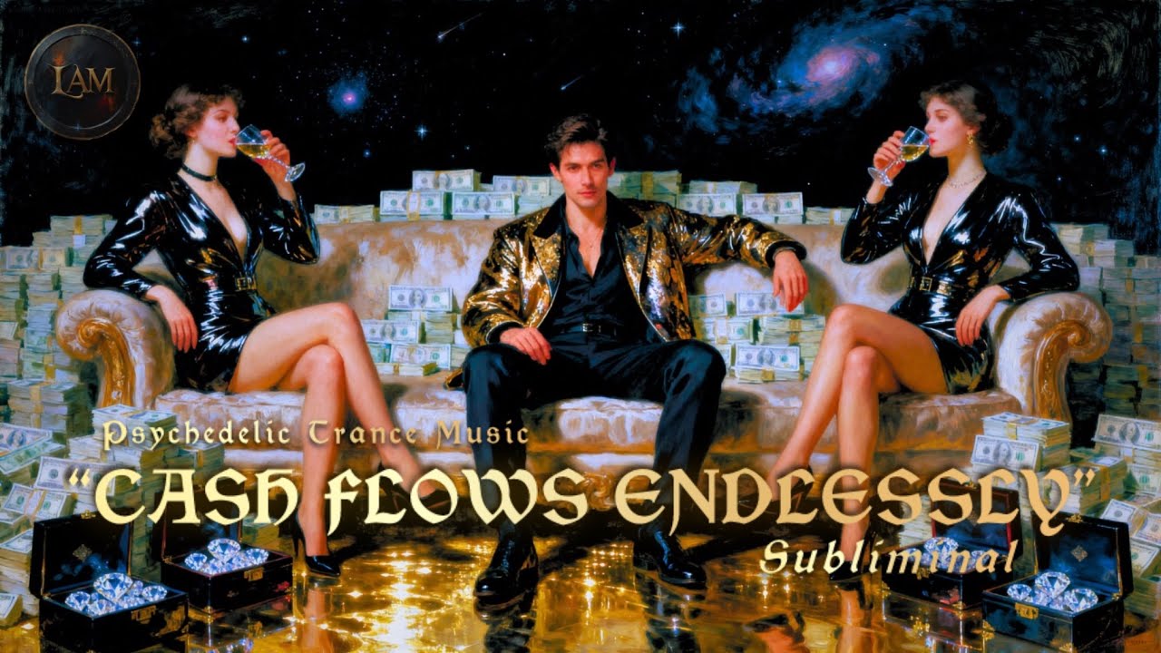 Cash Flows Endlessly - Manifest Abundance | Psychedelic Trance Music + Powerful Money Subliminal