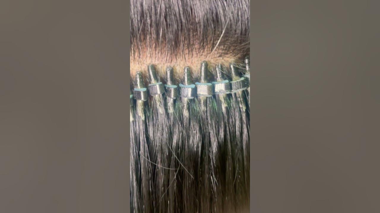Permanent hair extension to add volume to your thin hair YouTube