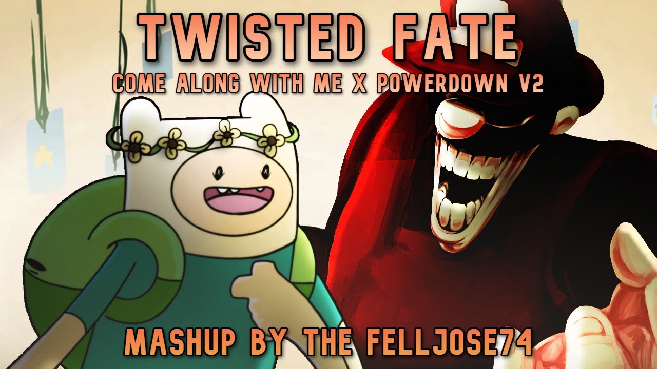 Twisted Fate [Come Along With Me x Powerdown v2 | Pibby Finn Vs. MX] Friday Night Funkin' Mix