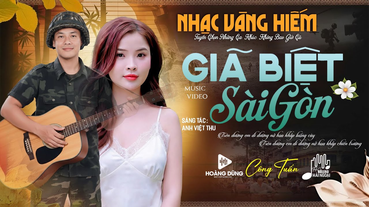 GIÃ BIỆT SÀI GÒN ➤ Công Tuấn Giọng Ca Hải Ngoại Cực Hiếm 🛑 LK Nhạc Lính Xưa Toàn Bài Hay Bất Hủ
